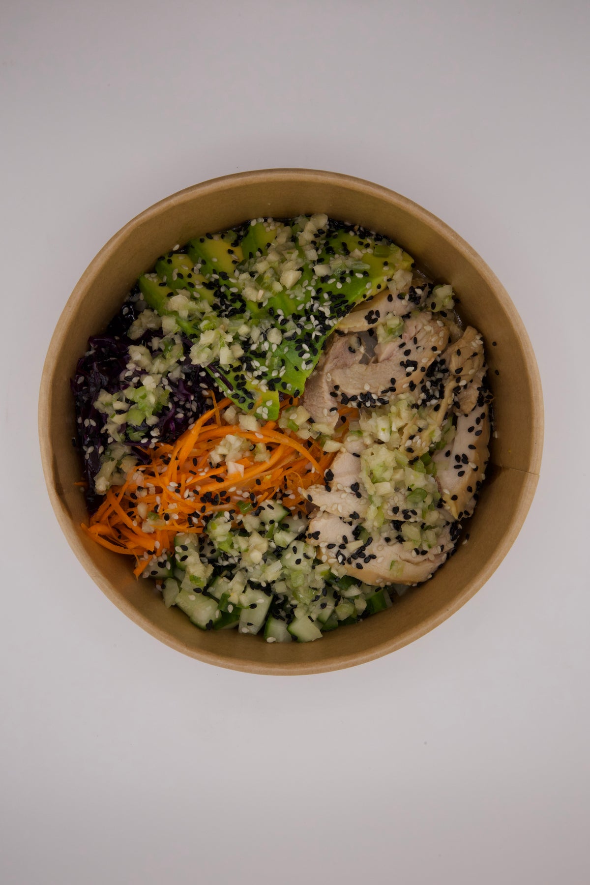 Teriyaki Chicken Poke Bowl