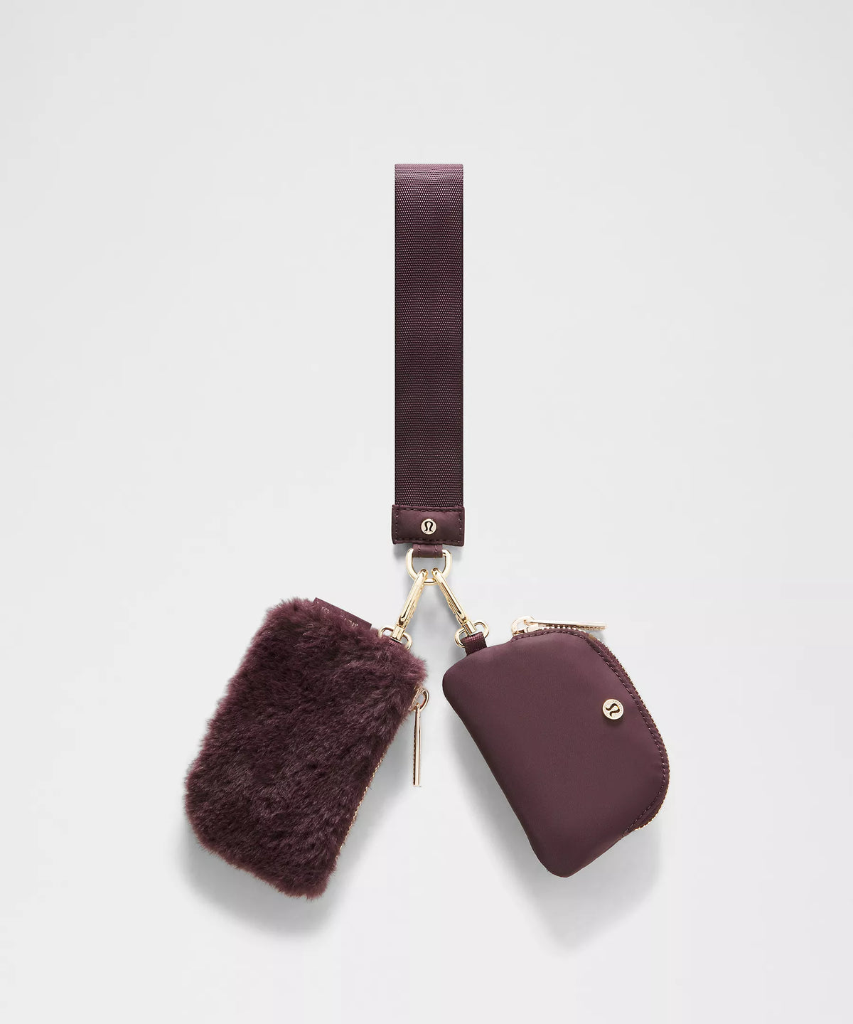 Dual Pouch Wristlet *Plush Fleece